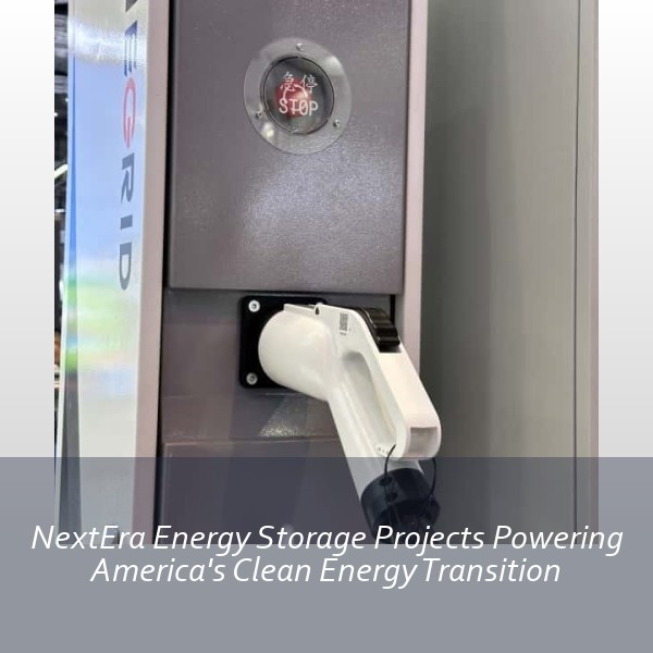NextEra Energy Storage Projects Powering America's Clean Energy Transition